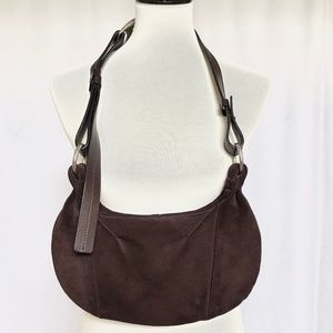 Authentic YSL Vintage Suede Shoulder Bag